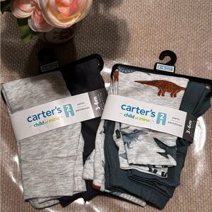 Carter's Child of Mine Dinosaur Print and other Baby Pants sz 3-6